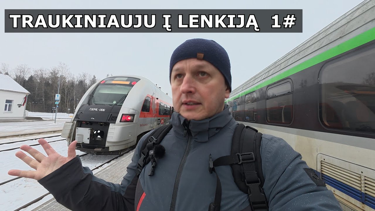 Traukiniu iš Kauno per Varšuvą į Lodzę. Kelionė į Lenkiją.
