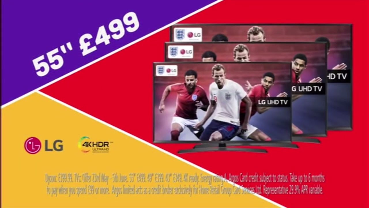 Argos Big Red Event Furniture Vacuum TVs Vouchers Advert 2018￼￼￼￼