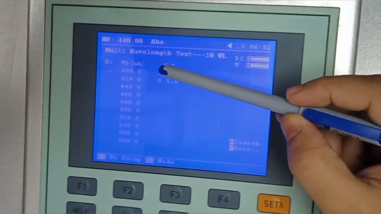 طريقة العملية لشغل جهاز double-beam UV_Vis Spectrophotometer لتجربة الأولى والثانية (تحليل آلي عملي)