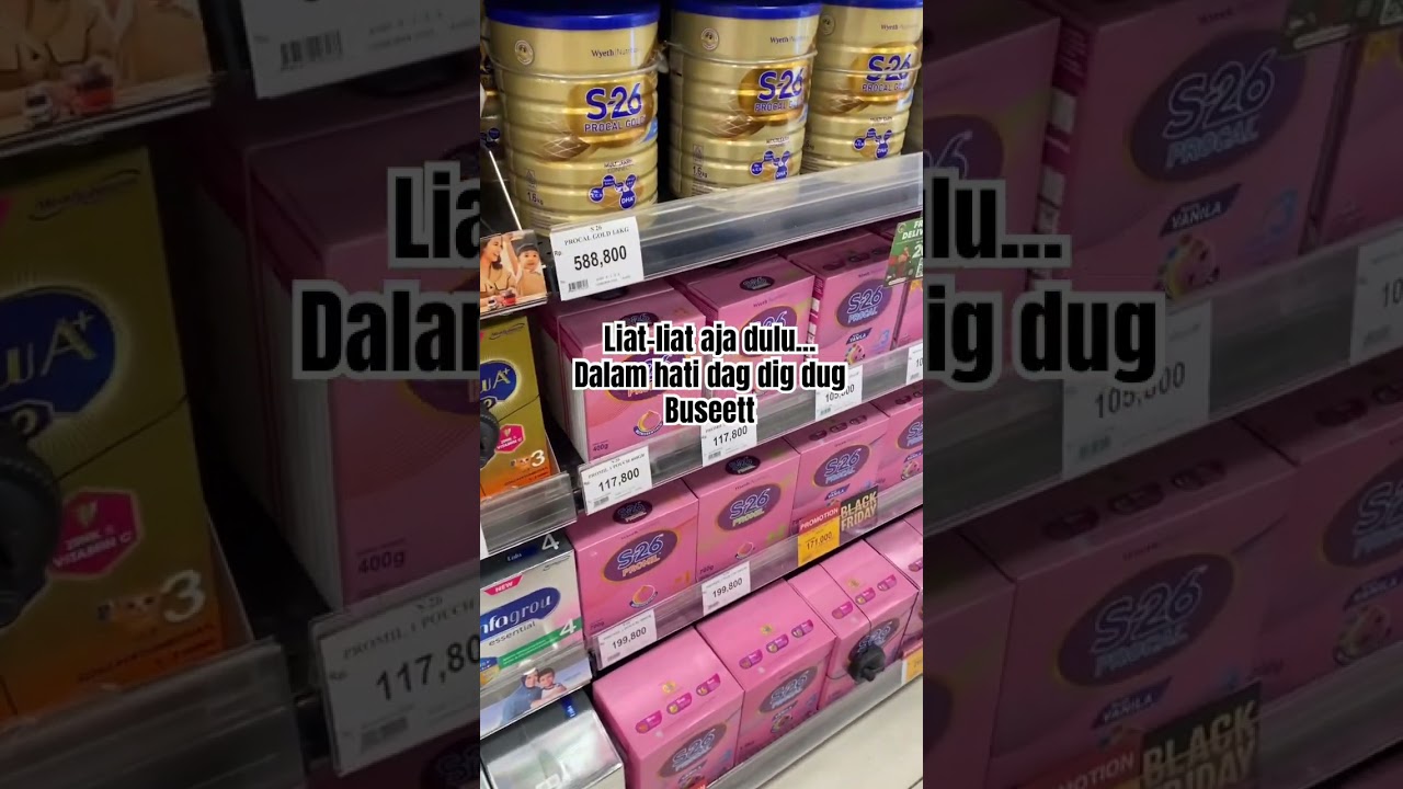 Susu bayi mahal banget ya ampun ‼️#baby #milk #susu #susuformula