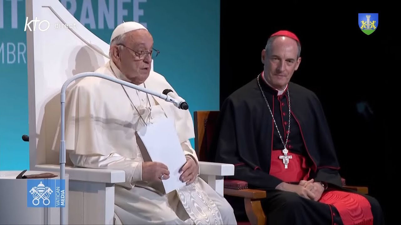 Conclusion du congrès « La religiosité populaire en Méditerranée », avec le pape François