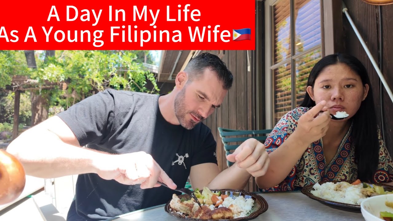 Filipina Wife Serving Food To My American Husband 🇺🇸