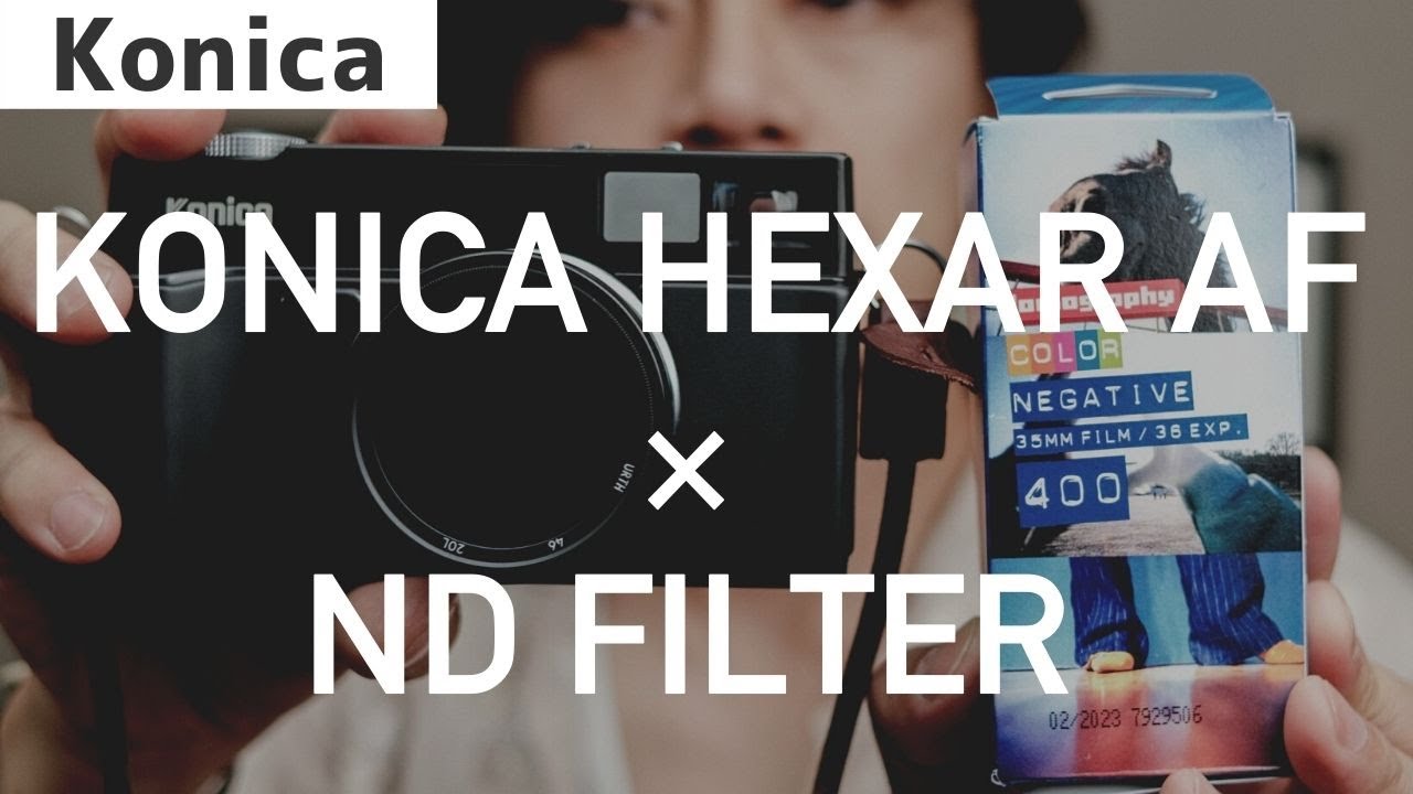 Konica HEXAR AFにNDフィルターをつけて試し撮り（ちょっと暗かった）