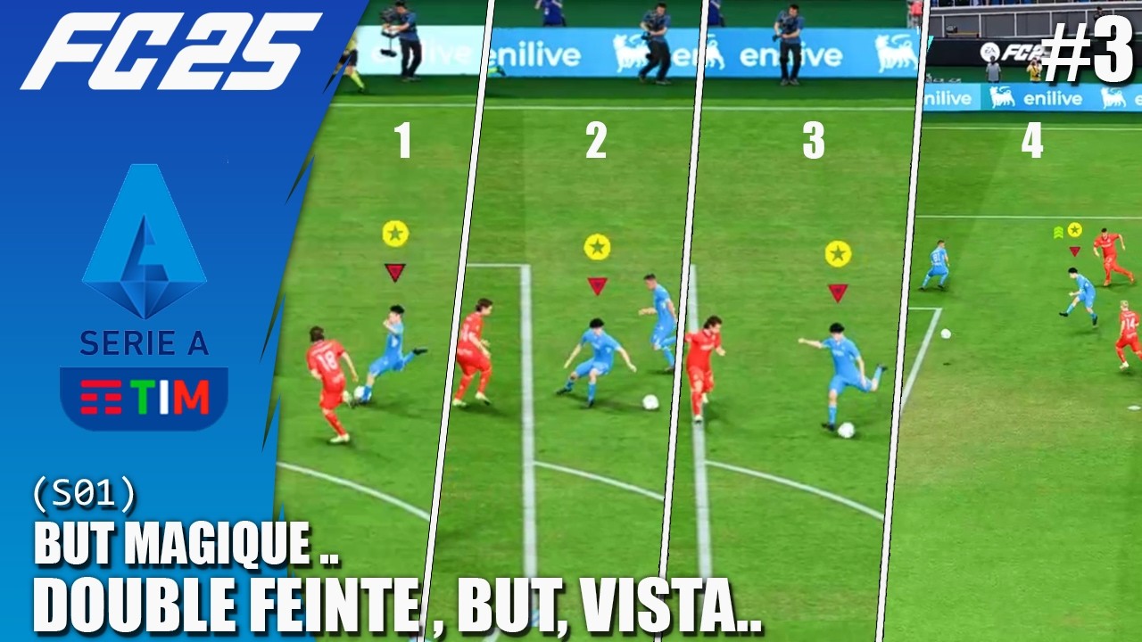 EA SPORT FC 25 - Carrière Joueur (S01) : BUT COUP FRANC + DOUBLE FEINTE ⚽⚽ #3