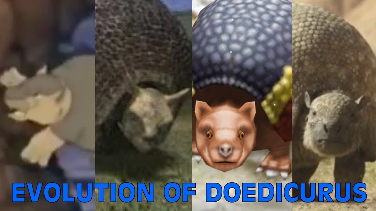 Evolution Of Doedicurus In Movies, TV Shows, Documentaries, Games, & Paleo Media