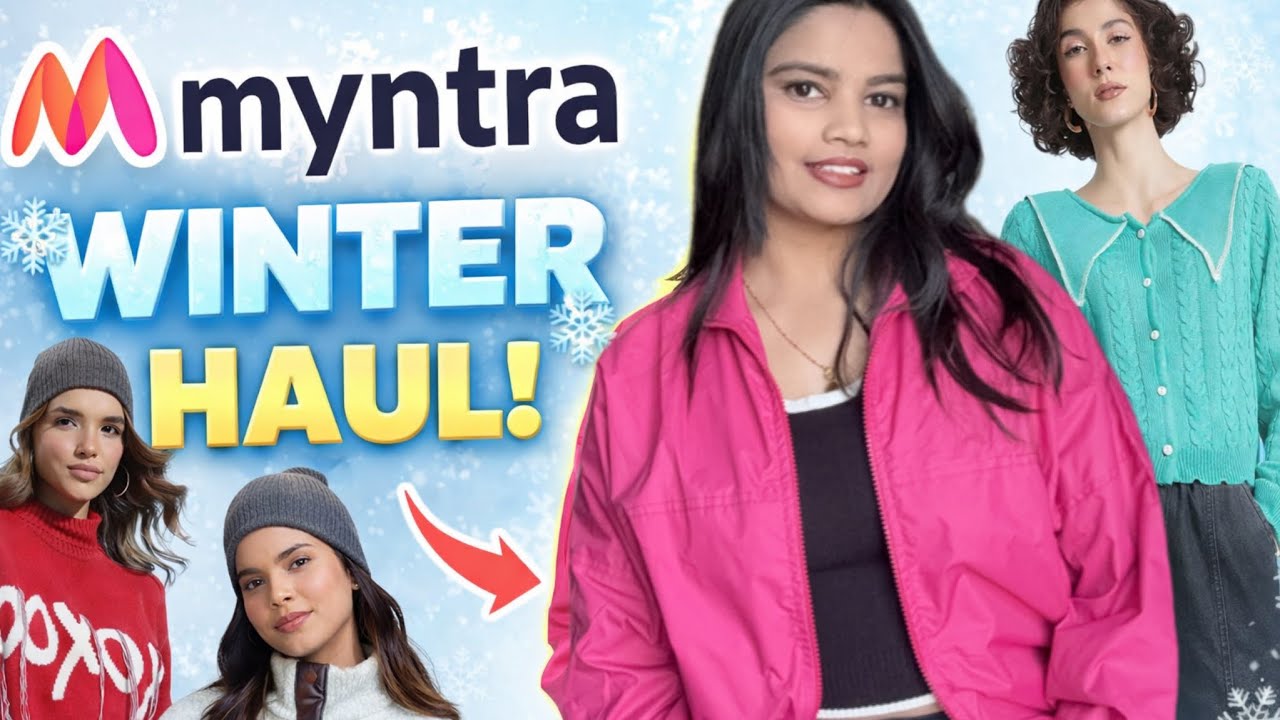 winter wear outfits for women | Myntra finds | haul 