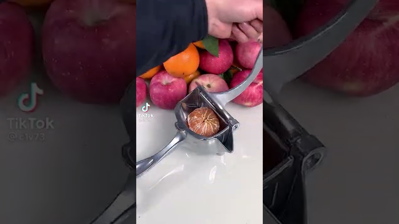 Real Stainless Steel Lemon Squeezer Citrus Juicer