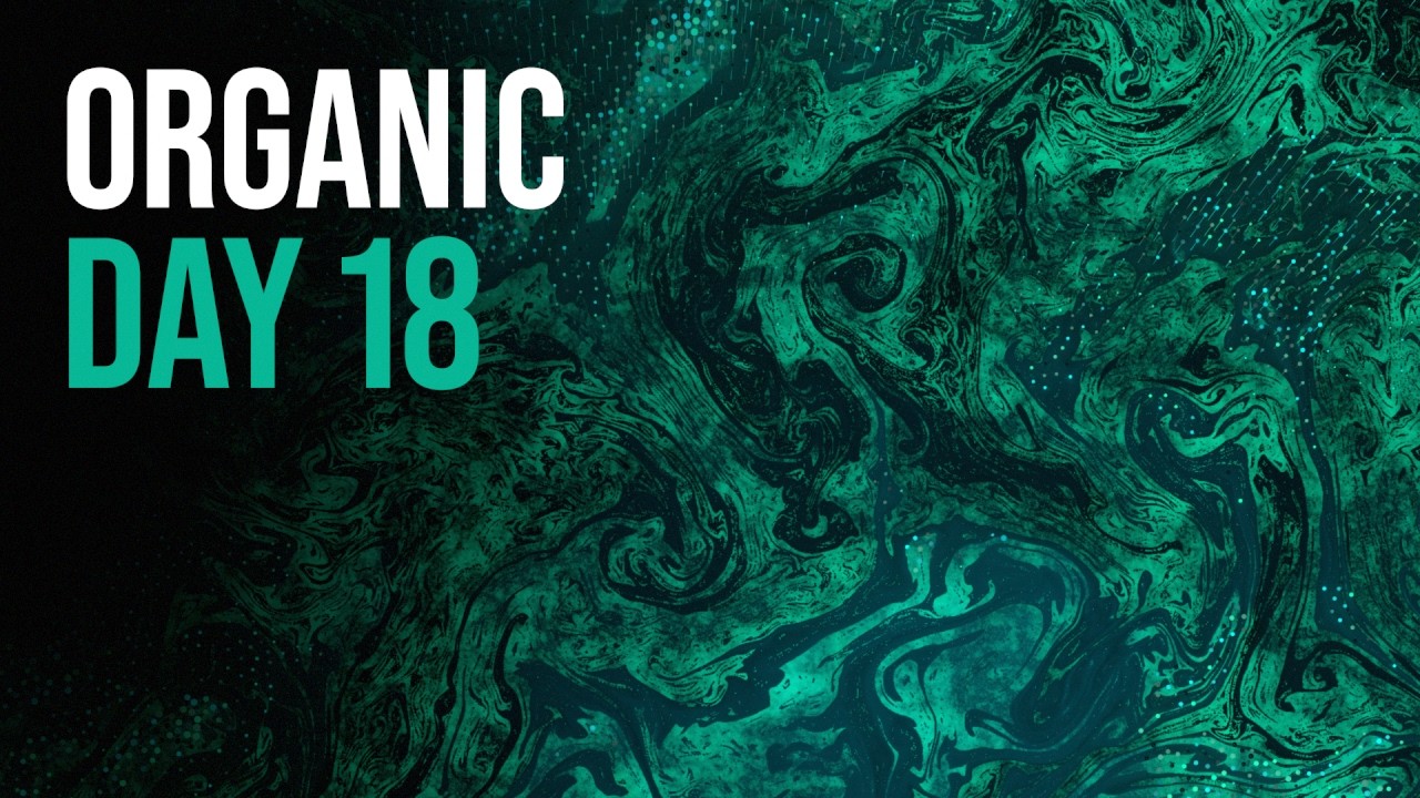 Creation a Motion Design abstract environment in Houdini | Day 18 live