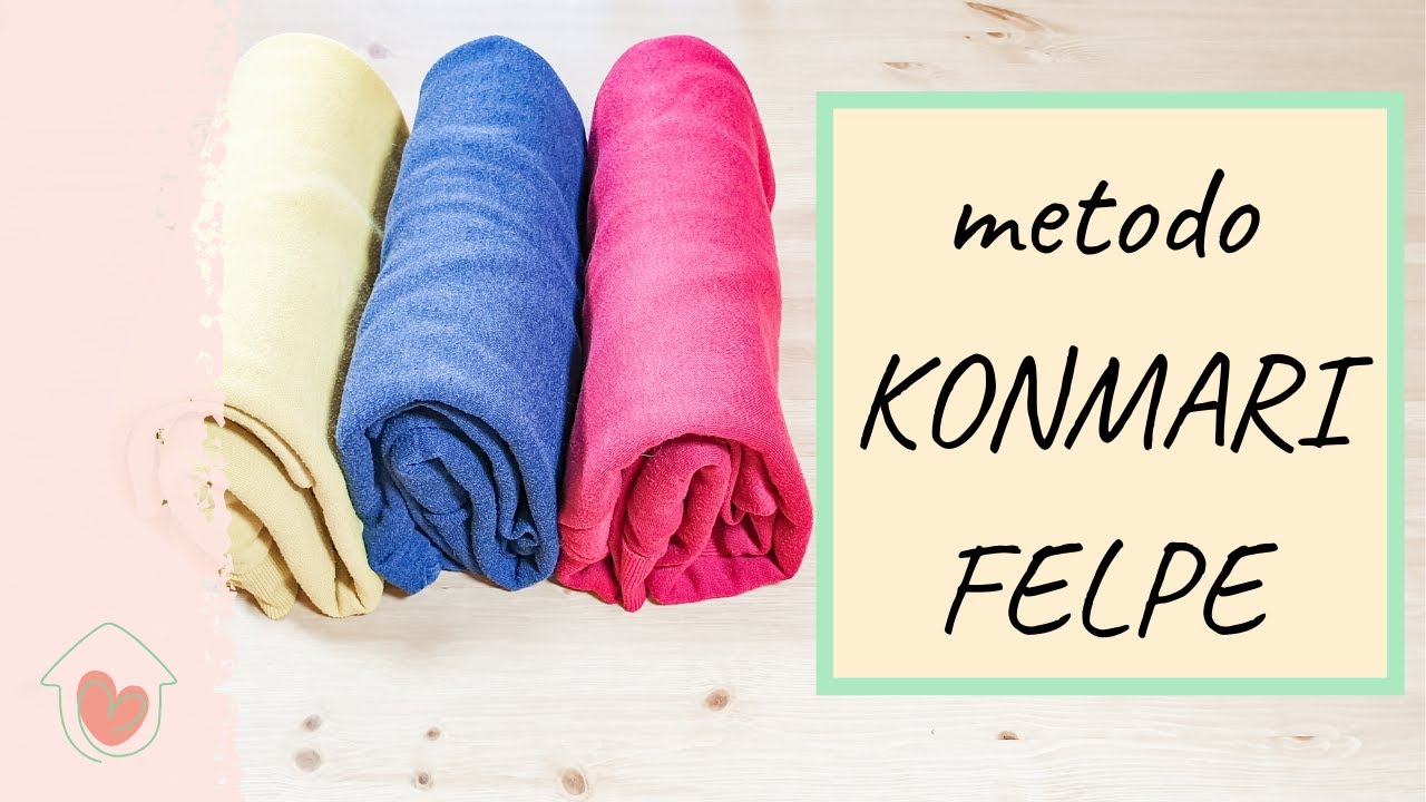 METODO KONMARI - COME PIEGARE LE FELPE | Organizza con Dany
