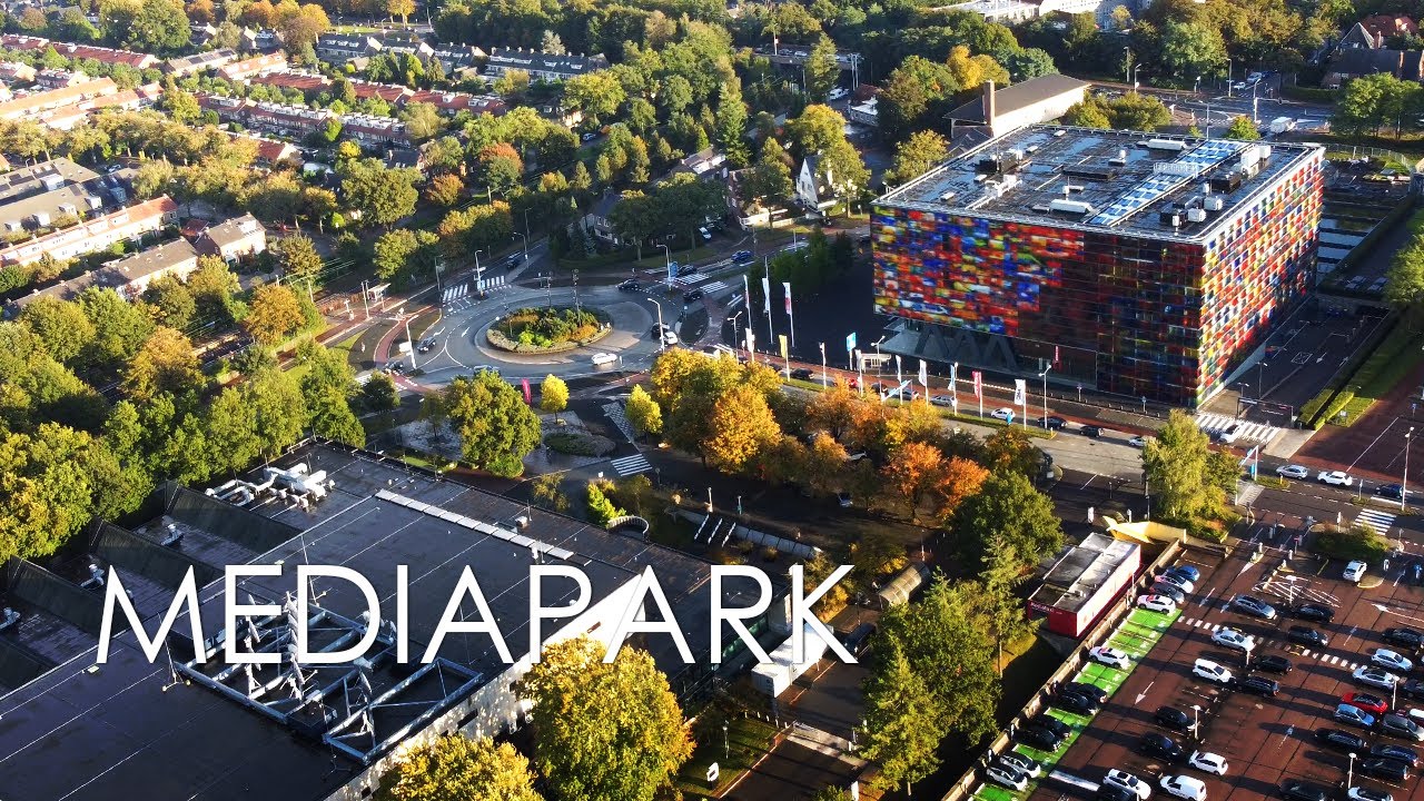 Hilversum Media Park 🇳🇱 &mdash; Aerial 4K