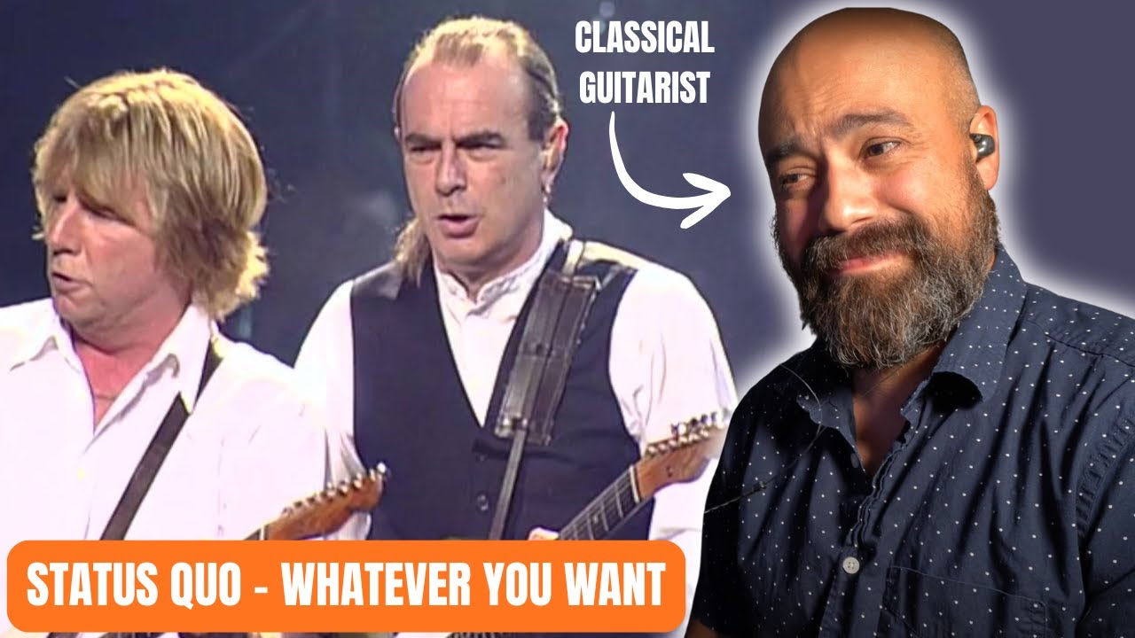 First Time Hearing Status Quo – Whatever You Want | Classical Guitarist Reaction