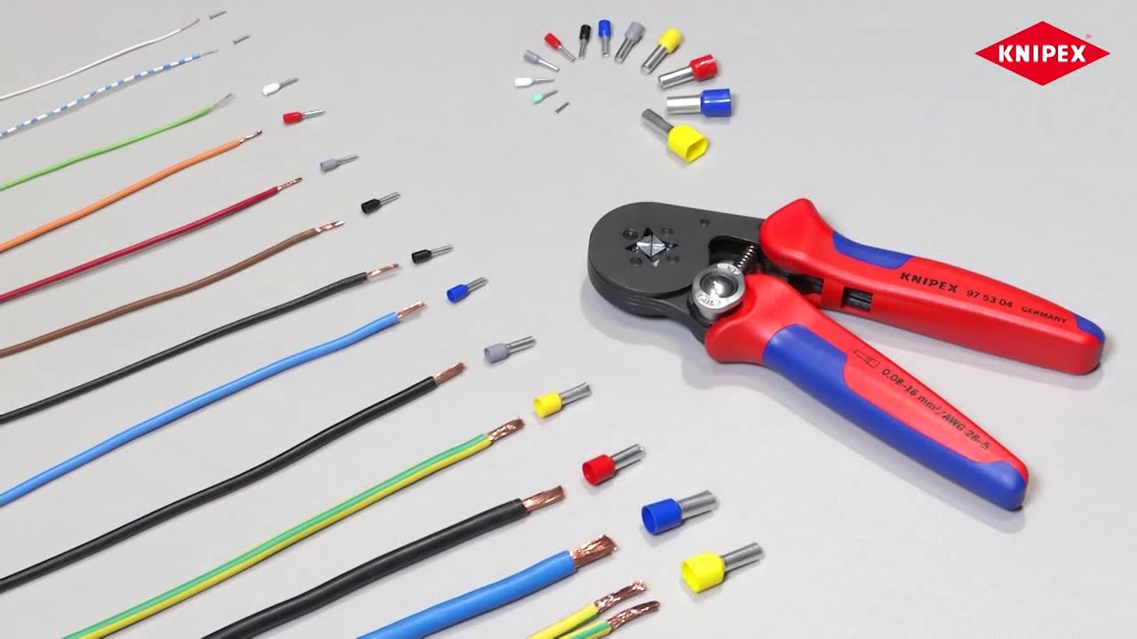 Pince &agrave; sertir auto-ajustable - KNIPEX