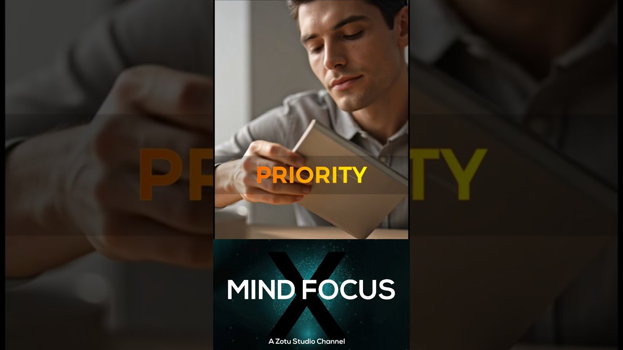 Priority beats busyness | Mind Focus X