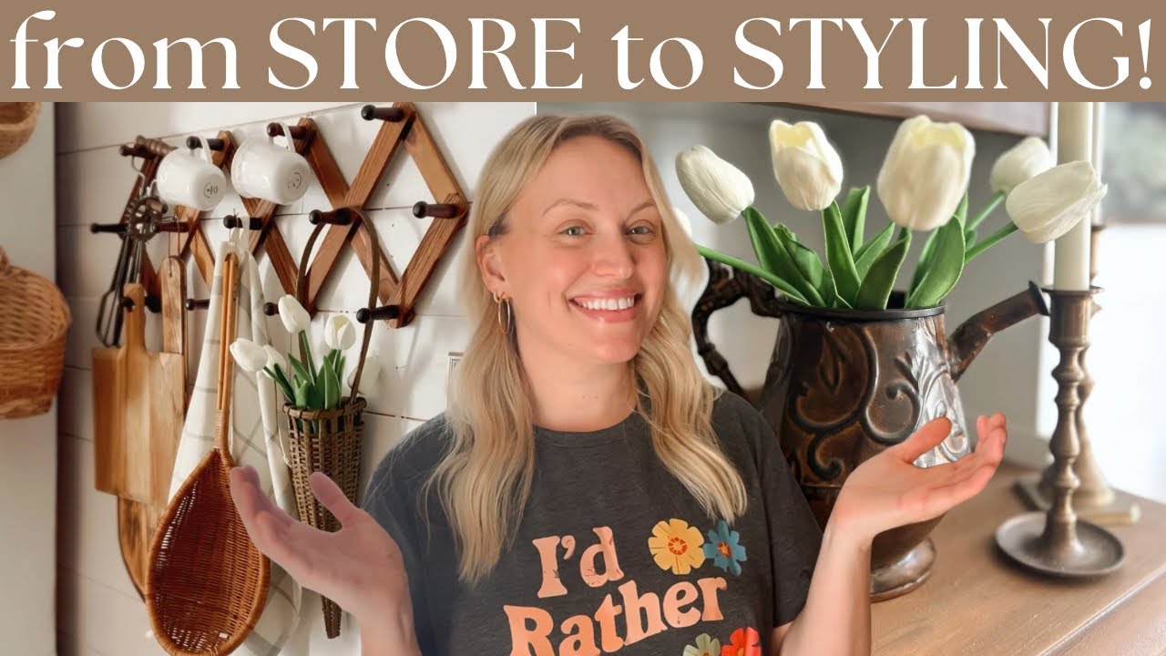 😍Decor Treasure Hunt! Thrift + Boutique Haul & Styling Ideas! 