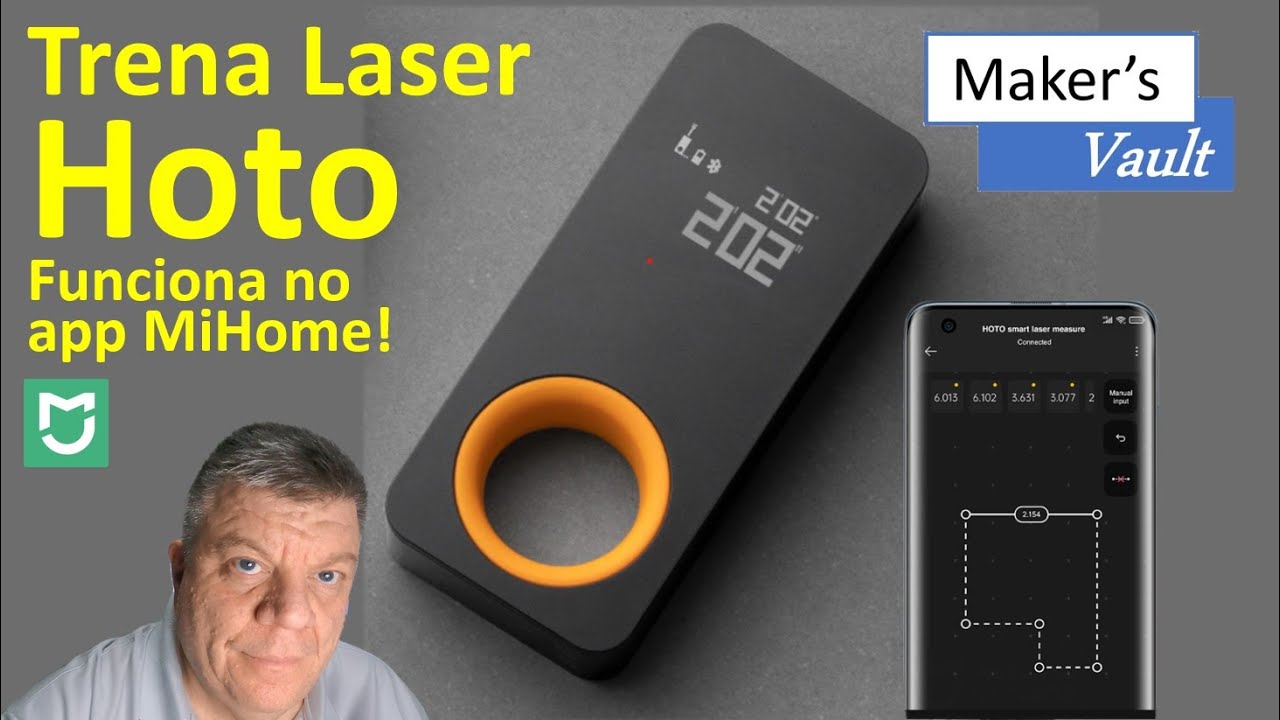 Trena Laser Hoto: Design diferente!  Funciona com o app Mi Home - Saiba como usar!