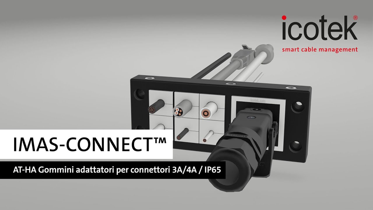 IMAS-CONNECT™ AT-HA | Gommini adattatori per connettori 3A/4A / IP65