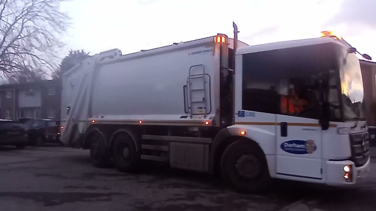 General waste bin men at 8:10am  AEU