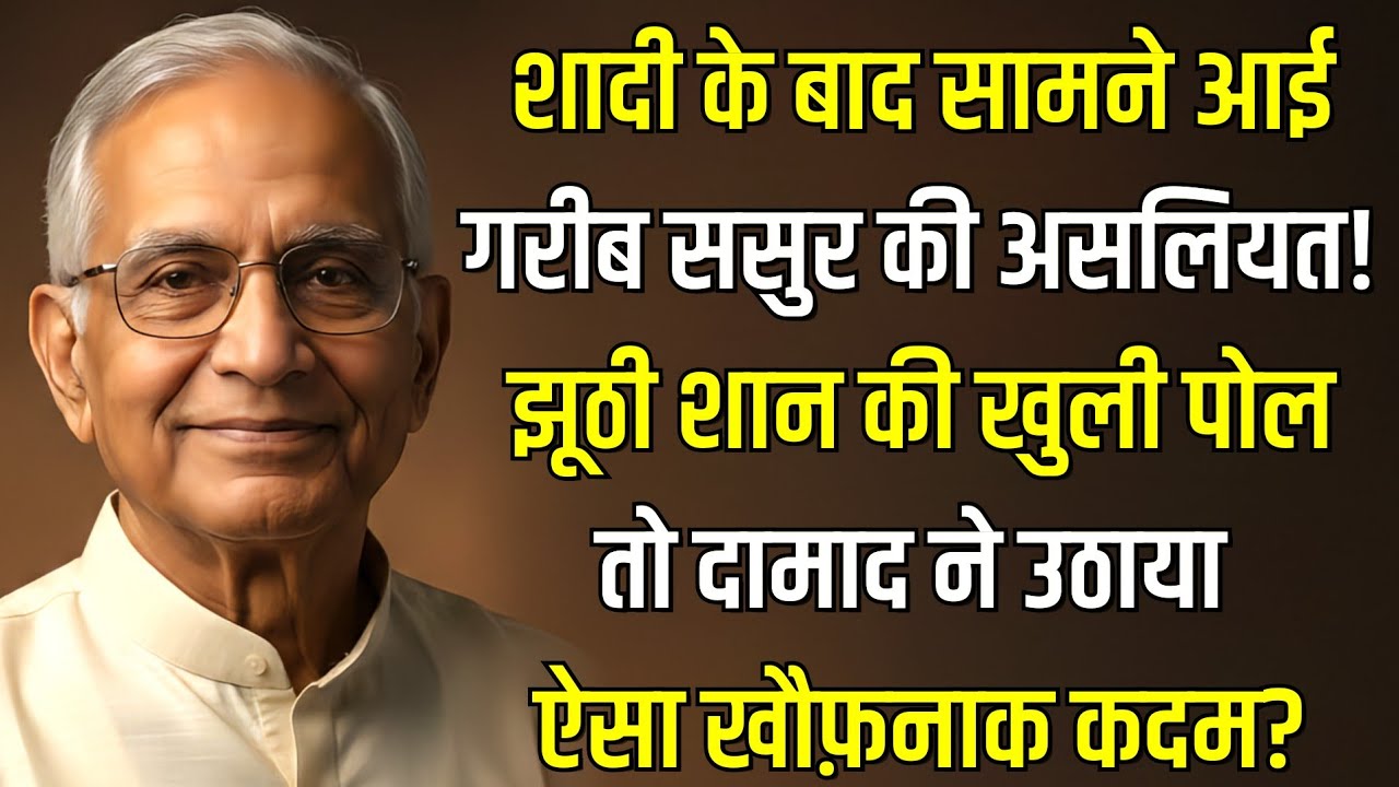 शादी के बाद सामने आई गरीब ससुर की असलियत!झूठी शान की खुली पोल,दामाद ने उठाया खौफनाक कदम..!!Emotional