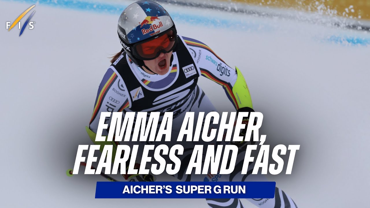 Emma Aicher, Fearless and Fast | Winning Run | FIS Alpine