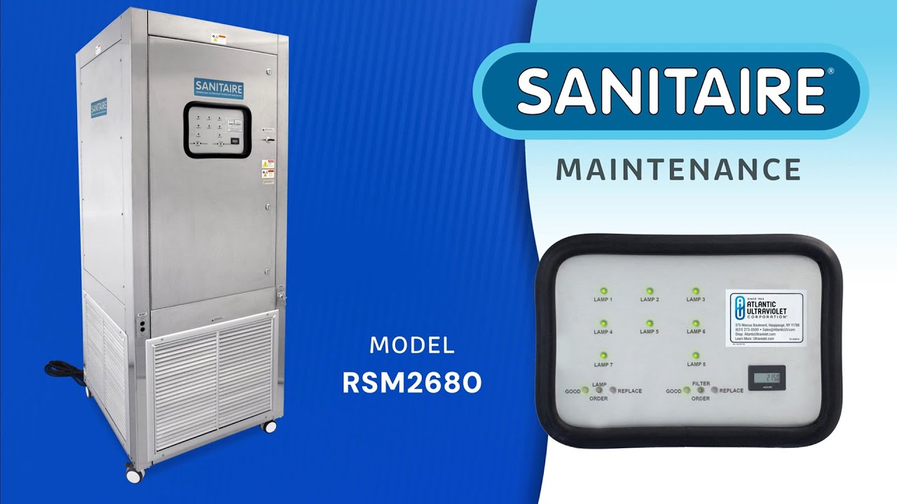 Maintenance: Sanitaire® RSM2680 UV Room Air Sanitizer