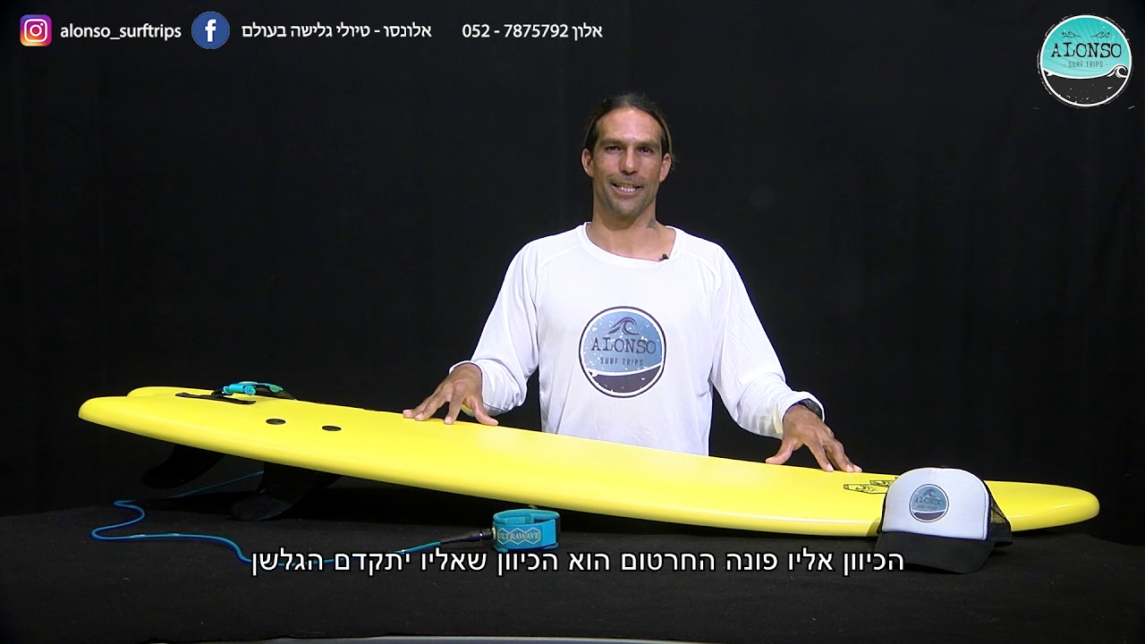 אלונסו נותן לנו Rewiew על הסופטים שלנו בסרטון הסברה על אחד ממלאי הסופטים שלנו