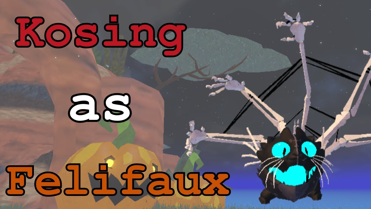 Kosing as Felifaux | Creature of Sonaria | Halloween 2024