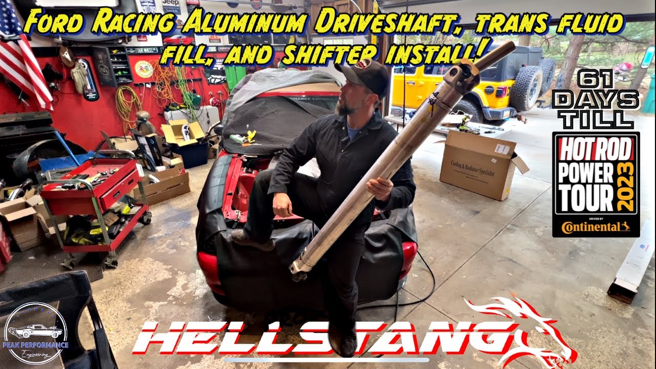 79-04 Mustang M-4602-G ALUMINUM DRIVESHAFT + filling up the T5 trans + Short Shifter! HELLSTANG!