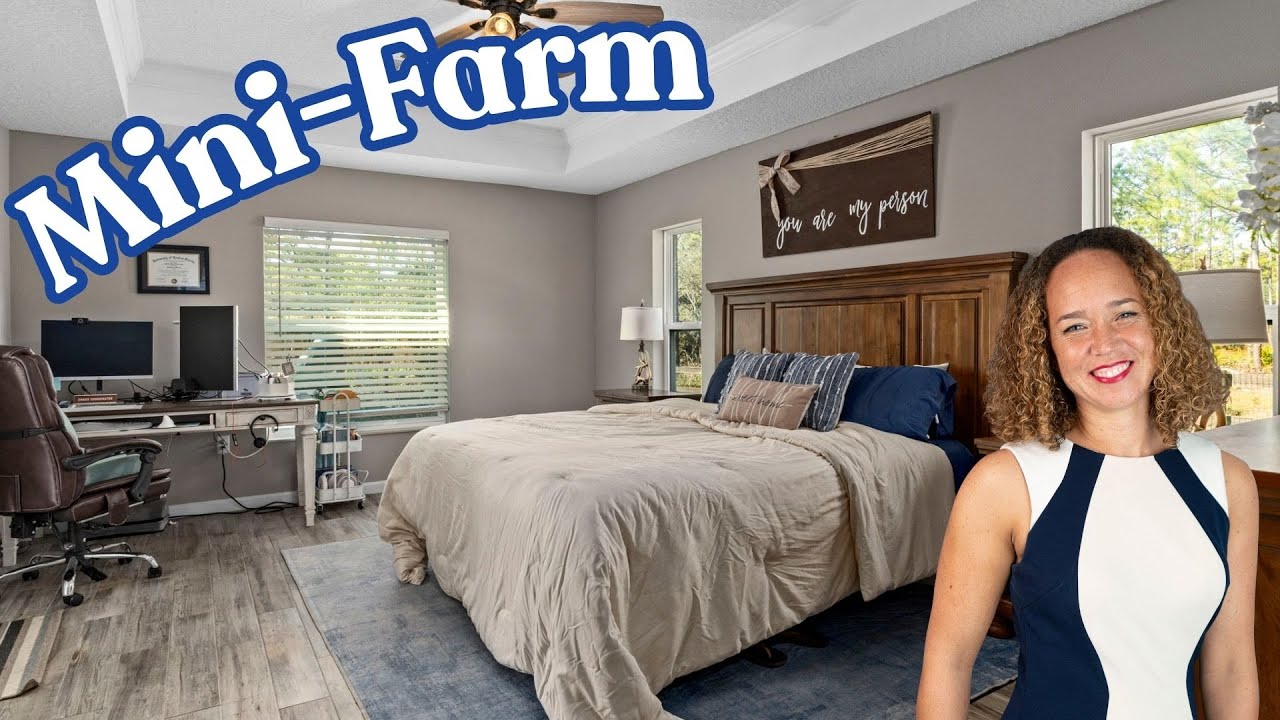 Mini farm for sale in Pine Ridge Estates equestrian community 4-Bed (BR) Home + 1,500 Sq Ft Workshop