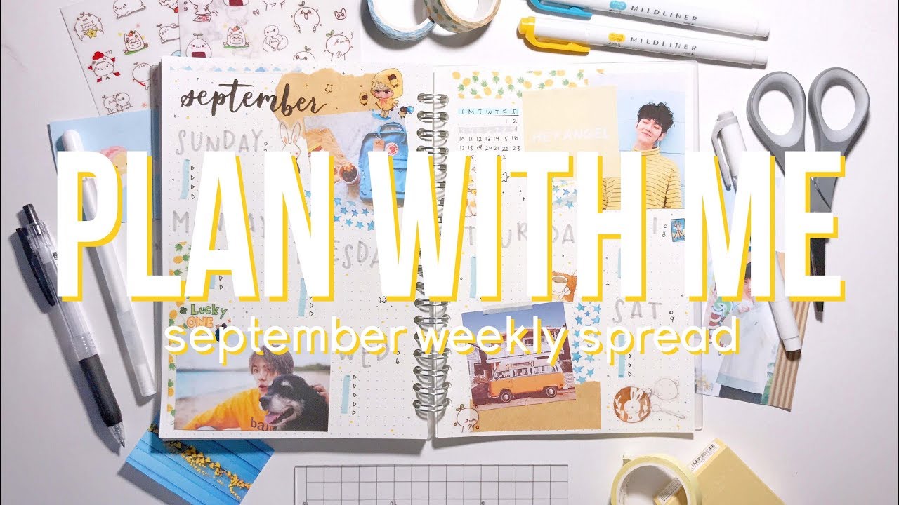 ☀️ Plan With Me: September Weekly Spread | bullet journal