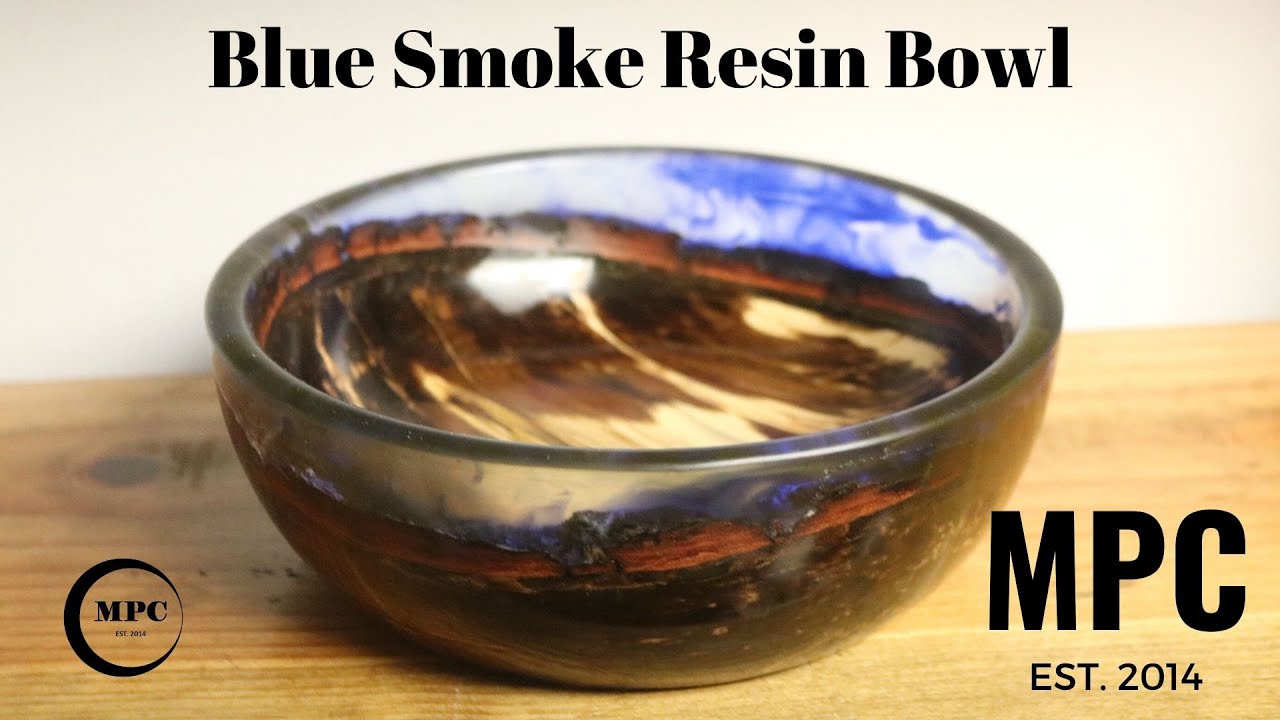 Wood Turning - Blue Smoke