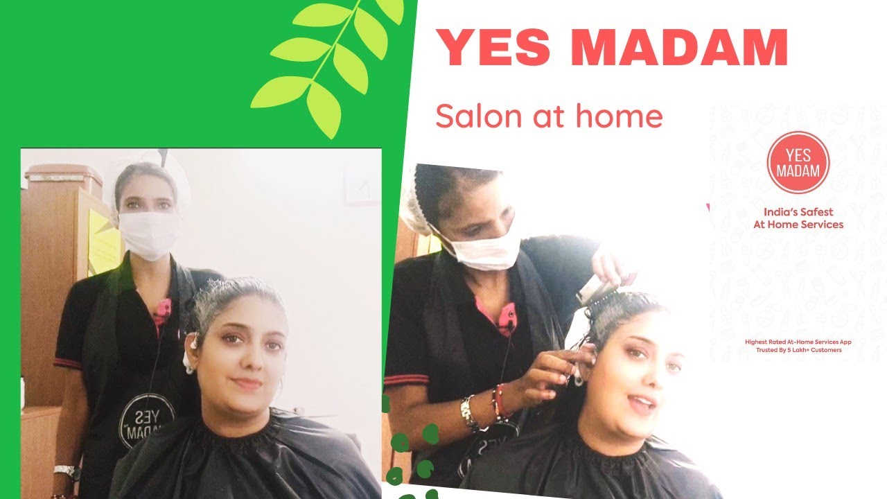 Yes Madam - Salon At Home/ With Price And Time