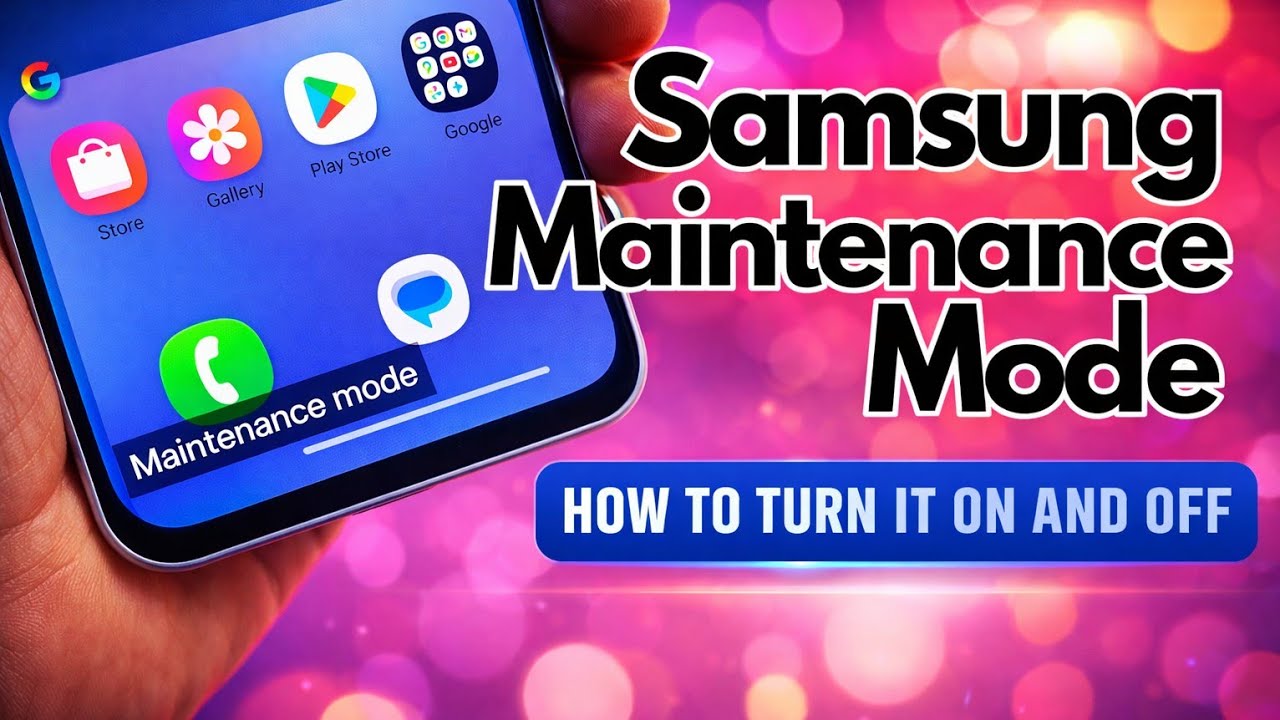 Режим обслуживания Samsung: как его включить и выключить.
