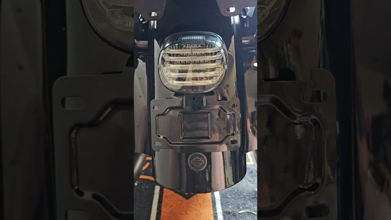 Custom Dynamics License Plate relocation mount install 