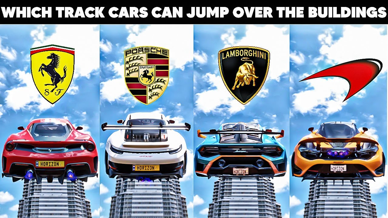 Which Track Cars Can Actually Jump Over Buildings in Forza Horizon 5? Let's Find Out