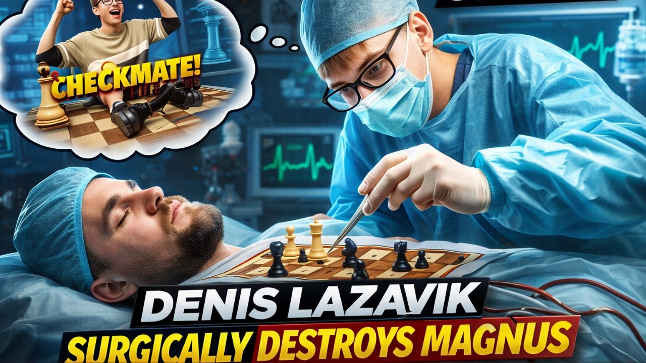 Crushed In The Endgame!!!! Dennis Lazavik Vs Magnus Carlsen | Speed Chess Championship 2026 #chess