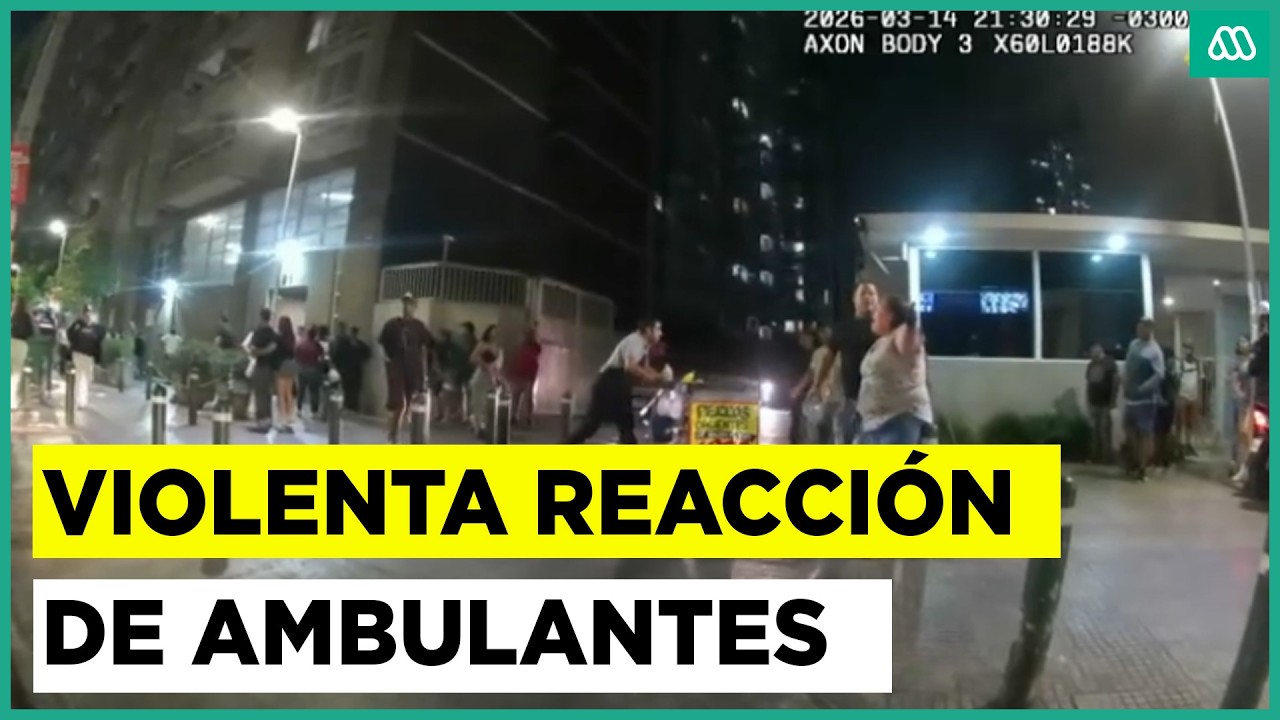 Violentos operativo en Estación Central: Ambulantes agredieron a guardias municipales
