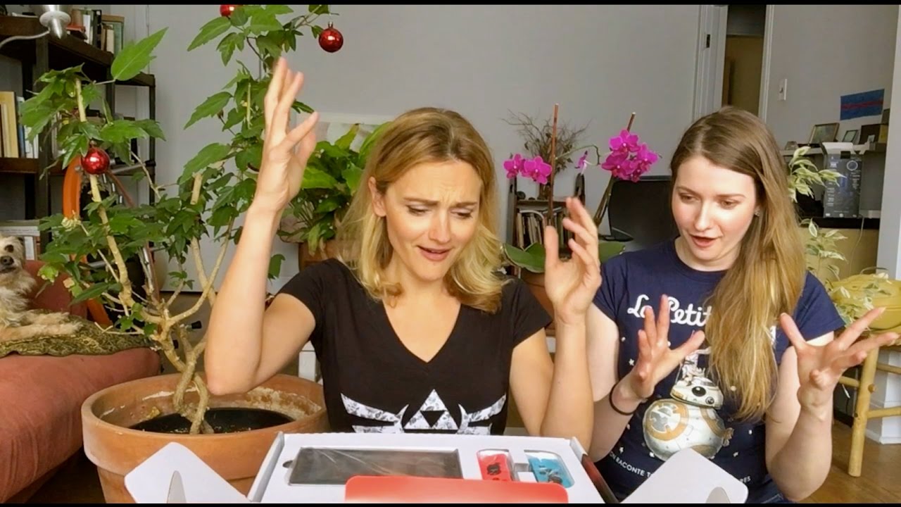 Princess Zelda Unboxing her own Nintendo Switch and Breath of the Wild