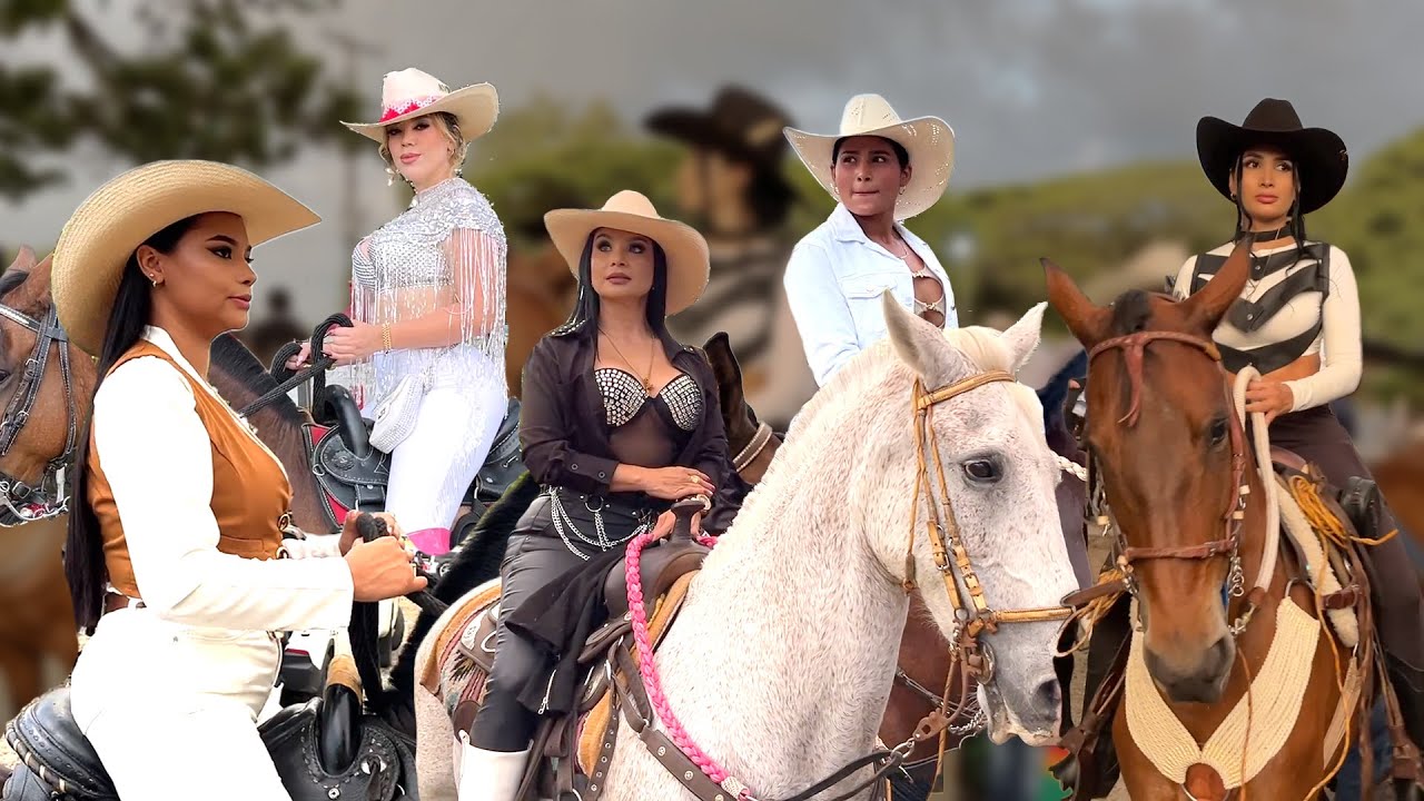 Las Amazonas mas Hermosas en increíble CABALGATA DE ZARZAL 2025 - yisus vlogger