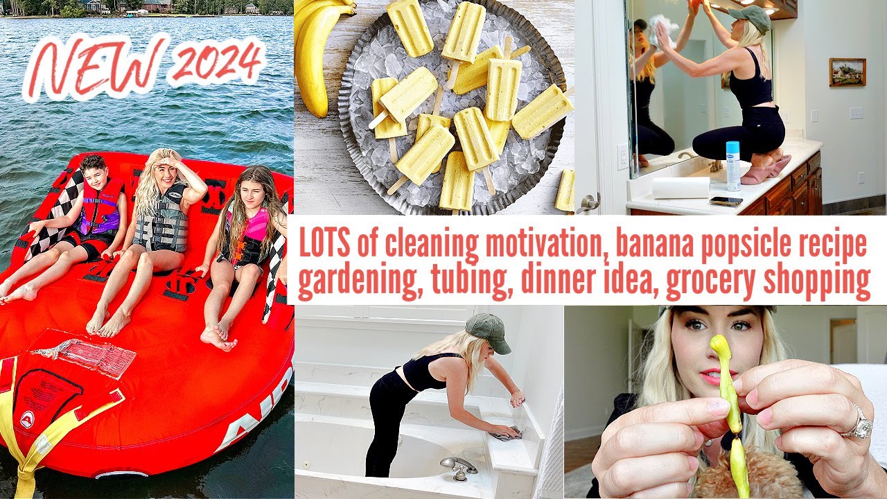🧼Whole House Clean with Me | 🍌Banana Popsicle  Recipe | 🇺🇸Memorial Day FUN | LoveMeg 2.0