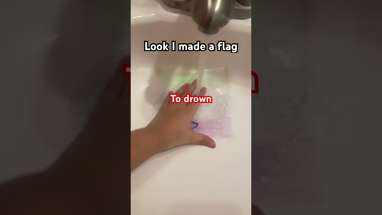 I Made a flag to drown￼