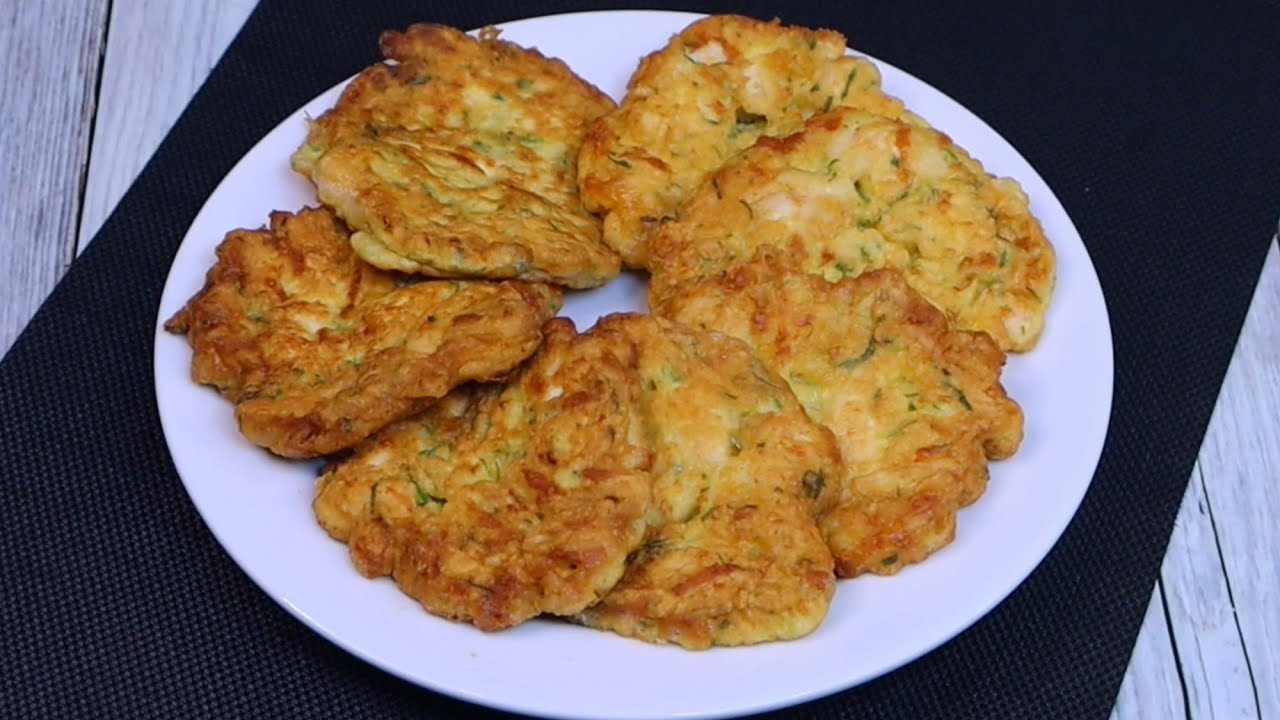 Tortitas de Pollo con queso Mozzarella | Receta fácil y Rápida