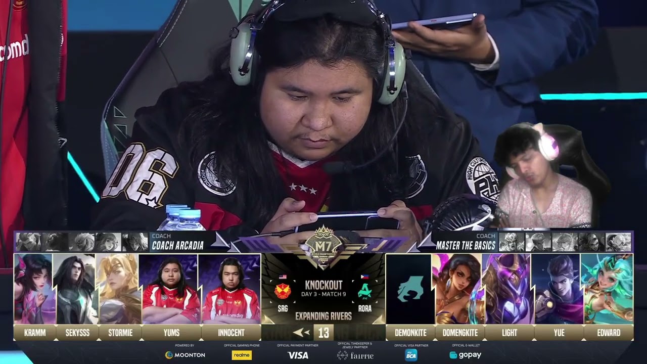 FANNY DEMONKITE !!! SRG VS AURORA GAME 2 - PH KNOCKOUT STAGE DAY 3