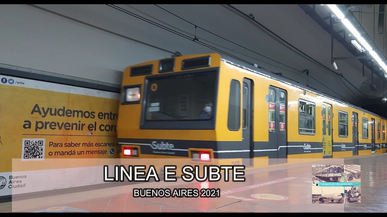 LINEA E SUBTE BUENOS AIRES - EMU FIAT MATERFER-