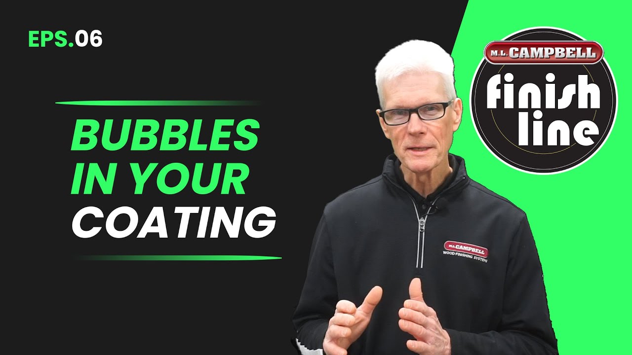 Getting Bubbles in Your Wood Coating? Let's Talk About What's Causing Bubbles in Wood Finishes.