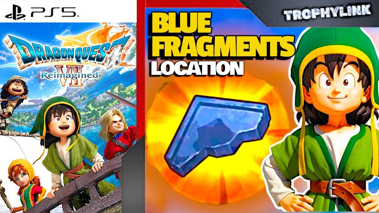 How to Find All Blue Fragments (Alltrades Abbey Region) - Dragon Quest VII Reimagined (100%)