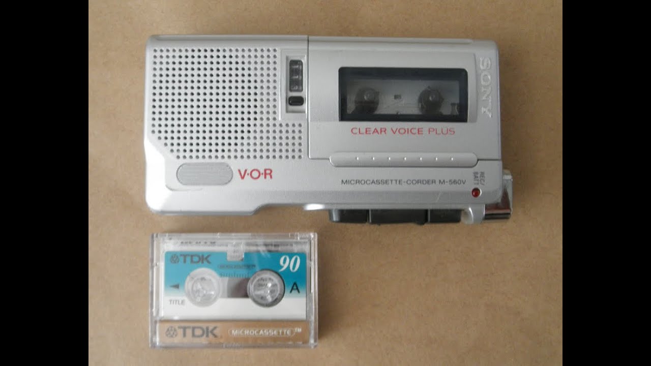 Sony Clear Voice Plus M-560V Microcassette Recorder Test