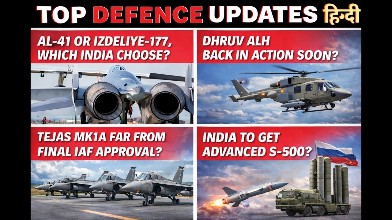 India's Defence Updates: Tejas Mk1A Clearance, AMCA Execution Phase, Su-57 & S-500 Talks