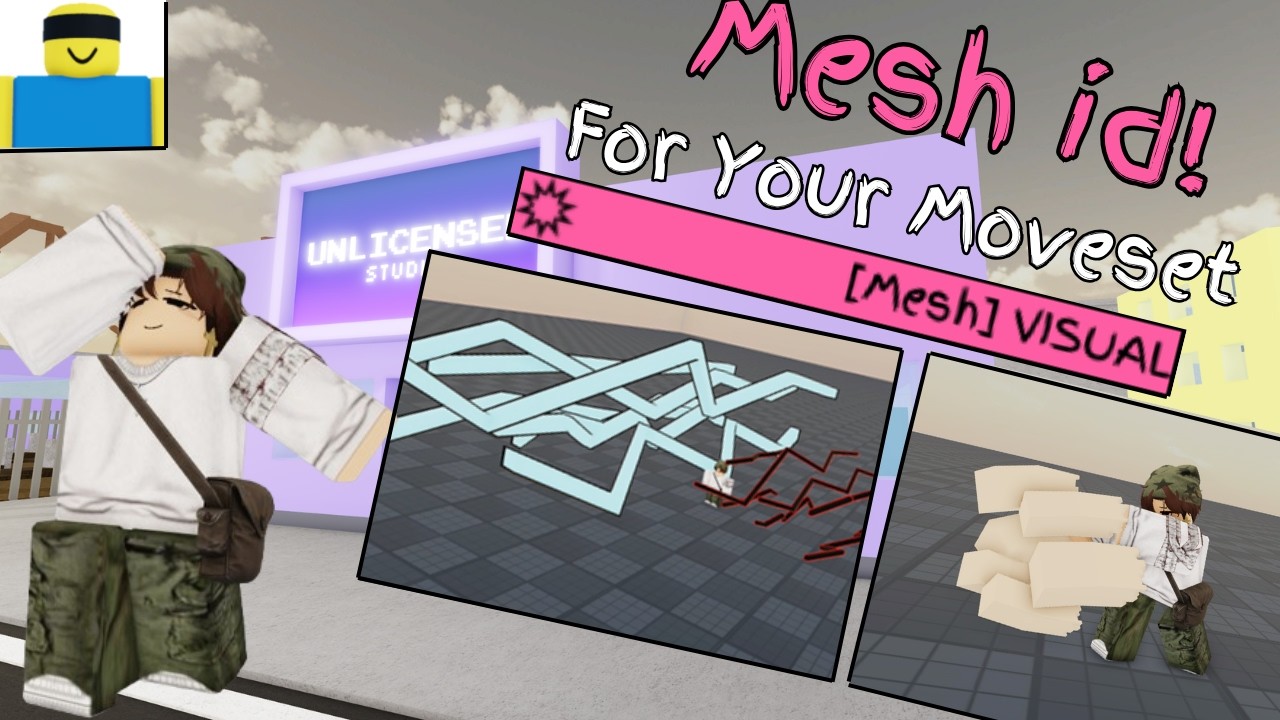 Mesh Id's For your Moveset in JJS Skill builder Jujutsu Shenanigans