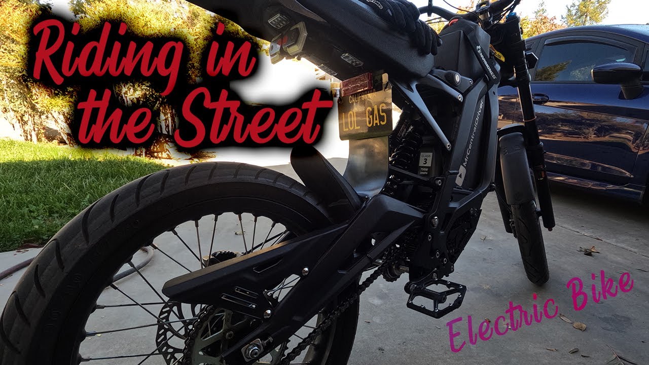 How I Ride my 80mph E-BIKE in the Street with Traffic