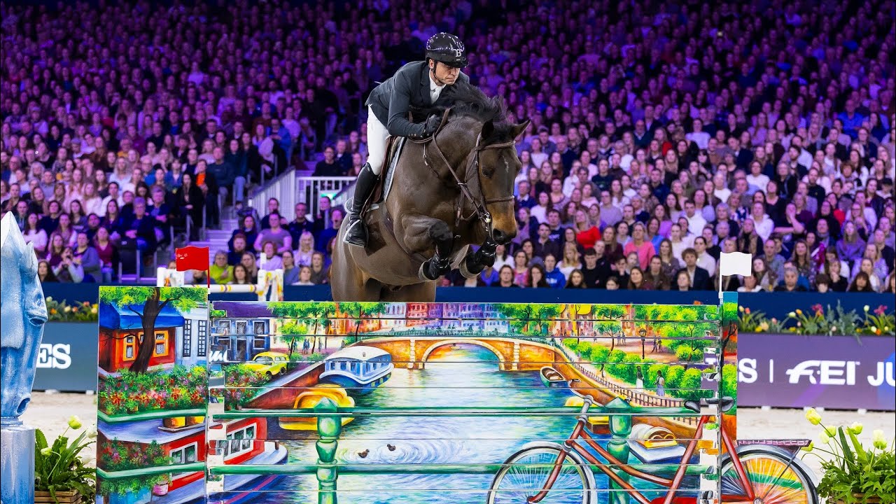 Julien Epaillard & Donatello d&rsquo; Auge winner at the Longines FEI Jumping World Cup 25/26 - Amsterdam